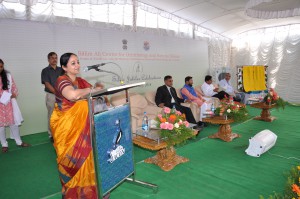 Felicitation by Ms.Manju S PIllai, Post Master General, Western Region, Tamilnadu